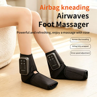 Appareil de massage des pieds Shiatsu avec chaleur, compression d'air, vibration, télécommande pour la maison