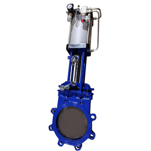 Válvula de Compuerta Neumática PZ673H/W/Y-16C DN50 DN100 de Acero Inoxidable y Acero Fundido para Aplicaciones de Lodos - Product Image 2