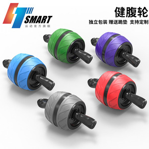 ล้อบริหารหน้าท้องแบบเด้งกลับได้ สำหรับออกกำลังกายที่บ้าน เหมาะสำหรับทุกเพศ ช่วยบริหารกล้ามเนื้อหน้าท้องและลดไขมันหน้าท้อง - Product Image 5