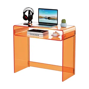 Оранжевый акриловый декоративный Настольный ящик для ноутбука