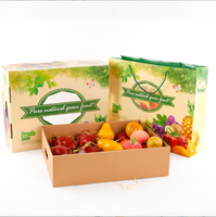 Boîtes de fruits pour l'expédition boîtes d'emballage en carton ondulé boîte de papier kraft à emporter pour la nourriture