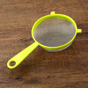 Stainless Steel Colander Set Mixed Colors Fine Mesh Kitchen Strainer For Oil Soy Milk Bird Nest Filtering - Product Image 5