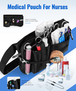 Riñonera para Enfermeras - Diseño de <span class=keywords><strong>Doble</strong></span> Costura, 7 Bolsillos, Riñonera para Enfermeras, Convertible en Bolso de Cintura/Hombro - Product Image 2