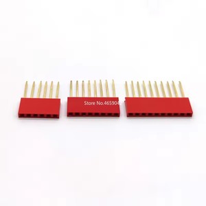 2,54mm stapelbare lange Beine Buchse 2/<span class=keywords><strong>3</strong></span>/4/5/6/8/10/15P Einreihiger Stecker Mehrfarbige Buchse für <span class=keywords><strong>Arduino</strong></span> PCB - Product Image 3