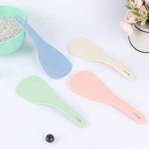 Wheat Straw Rice Scoop Nordic Style <b>Kitchen</b> Spatula For Rice Cooker Simple <b>Plastic</b> Spoon - Product Image 2