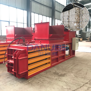 Presse à carton horizontal pour canettes en aluminium, machine d'emballage et de compression de films plastiques, machine à balles pour déchets - Product Image 1