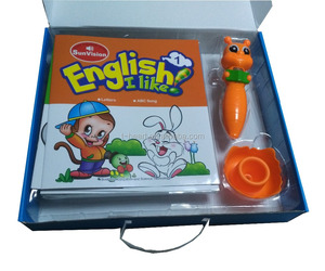 Enfants apprenant ABC Anglais <span class=keywords><strong>j</strong></span>'aime les livres audio stylo lecteur avec des jeux - Product Image 3