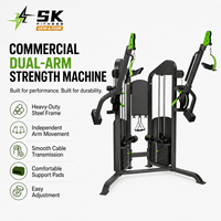 Máquina de entrenamiento funcional SK Compact Cable Crossover, equipo de entrenamiento de fuerza de 160 kg para gimnasios, centros de fitness y estudios.