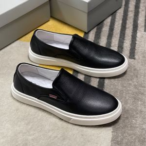 Chaussures décontractées pour hommes en cuir de veau véritable, mocassins plats de bureau pour homme, personnalisables avec logo, directement de l'usine - Product Image 4