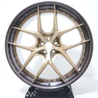 Nouvelles jantes en alliage d'aluminium forgé sur mesure à 5 branches, 18-22 pouces, 20 mm de profondeur, pour Mercedes //Tesla Model 3/Y/Range