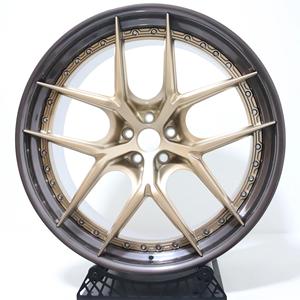 Cerchi in Lega di Alluminio Forgiati Personalizzati da 18-22 Pollici, Cerchioni a Profilo Ribassato per Mercedes Benz, BMW, Tesla Model 3 Y, Range Rover, Alphard - Product Image 2