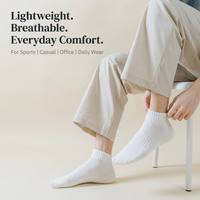 Chaussettes antidérapantes en coton anti-boulochage, texture en maille respirante, chaussettes antidérapantes pour le Pilates, le yoga, la remise en forme, l'entraînement à domicile