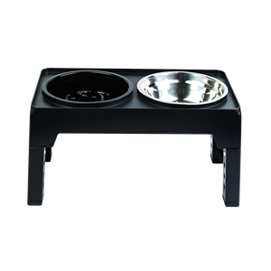 2 ב-1-in-1 מוגבהט כלב נירוסטה & מזין חתולים קערות כלבים עם קערת חתולים - Product Image 2