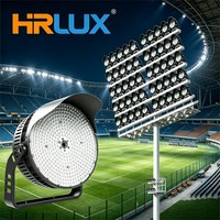 Luz LED para Estadios de 1000W de Alta Potencia, 140lm/W, Bajo Deslumbramiento, IP66, Garantía de 5 Años, Personalizable de Fábrica (OEM), para Canchas Deportivas Profesionales