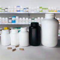Flacon pharmaceutique opaque blanc en polyéthylène haute densité de 150 cc avec bouchon à vis anti-fuite