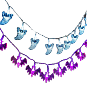 DAMAI LED Christmas Glow Necklace Bats Pumpkins Ghosts-3-Piece Waterproof Portable <b>String</b> <b>Light</b> Set Holiday Decoration Hot - Product Image 1