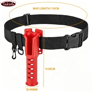 Ceinture de pêche multifonctionnelle TAKEDO avec <span class=keywords><strong>support</strong></span> de canne à pêche en ABS, ceinture en nylon réglable et <span class=keywords><strong>support</strong></span> de canne à verrouillage rapide - Product Image 3