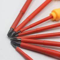 Outils de quincaillerie de haute qualité avec lame en chrome vanadium, tournevis universel multi-usages, jeu de tournevis isolés manuels 5 pièces