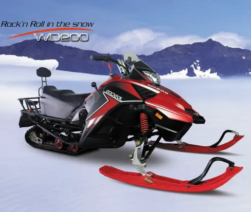 2023 new high quality 200cc china snowmobile motor snow scooter snow scooter sledge snow mobile scooter Tracked Ski Car