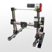 QRXQ RXP45-XYZ-117 Robot de Pórtico Lineal con Accionamiento por Correa, Sistema de Movimiento de Posicionamiento con Guía de Riel Motorizado de Primera Calidad