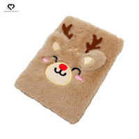 Mini carnet mignon pour fille, dessin animé, animal, peluche douce, jouet en peluche pour enfants, carnet de notes