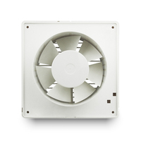 Ventilateur d'extraction mural ANGEGA VF-A4 de 4 pouces, en plastique ABS avec moteur à enroulement en cuivre pour la ventilation de la salle de bain, de la cuisine et de la maison