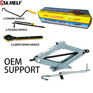 Gato de tijera de elevación rápida de 1.5 toneladas para coche, herramienta manual para quitar neumáticos, gato de reparación automotriz - Product Image 2