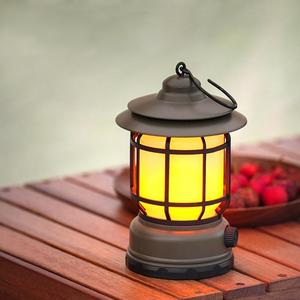 Retro cắm trại <span class=keywords><strong>Lantern</strong></span> ABS Chất liệu xách tay <span class=keywords><strong>LED</strong></span> ngoài trời mô hình ánh sáng LT-01 CN cho đi bộ đường dài sử dụng khẩn cấp - Product Image 5