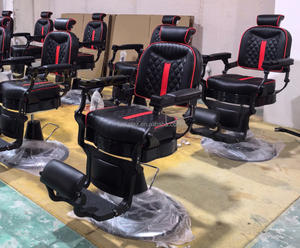 Equipo de peluquería moderno Precio al por mayor Precio bajo Silla De <span class=keywords><strong>Barberia</strong></span> Hombres Estacin De Barbero Silla De salón - Product Image 6