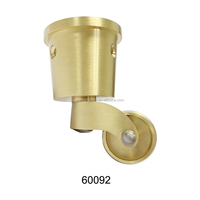 Roulettes pivotantes en laiton 60092, 4-25mm, pour meubles