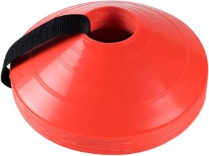 22 cônes d'entraînement pour le football, le basketball, la pratique sportive, accessoires pour l'entraînement d'agilité, lot de 20 - Product Image 1