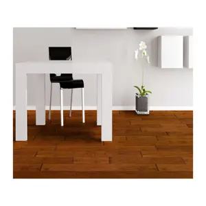 लोकप्रिय डिजाइन Handscraped प्राकृतिक लकड़ी के फर्श टाइल आंतरिक मेपल ठोस लकड़ी फर्श