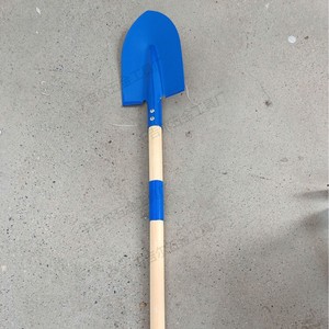 Children's Detachable Pointed Shovel 69cm Blue Wooden Handle Digging Tool For Sand Play 2-4 Years Unisex - Product Image 2