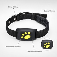 Traceur GPS exclusif transfrontalier en PVC pour animaux de compagnie avec positionnement en temps réel et surveillance téléphonique pour chiens et chats