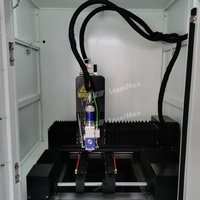 Petite machine de découpe laser à fibre, découpeuse CNC de bureau pour métal, acier au carbone, acier inoxydable, contrôle intelligent, personnalisable