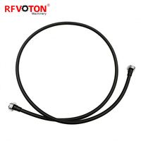 200cm Rfvoton Rf konektor Din steker ke Din Plug untuk 1/2 rakitan kabel Super fleksibel