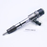Injecteur de carburant ERIKC 0 445 110 672 Injecteur à rampe commune Auto Injecteur 0445 110 672 Pièce de rechange pour moteur diesel 0445110672