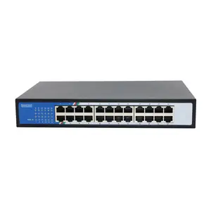 מפעל OEM 100M מתג רשת Ethernet 24 יציאות מתג רשת עבור רשת ארגונית ספק רשת ביתי