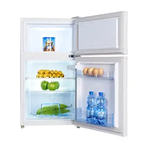 80L Cao Chất Lượng Mini Đôi Cửa Máy Nén Điện Tủ Lạnh/Tủ Lạnh