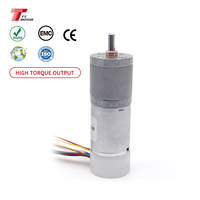 Moteur BLDC à aimant permanent 12V 24V Plus boîte de vitesses de 25 mm GM25-TEC2430 Micro mini moteur CC à engrenages planétaires sans balais pour maison intelligente