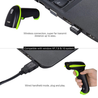 Lecteur de Code Qr Bluetooth sans fil de haute qualité YHDAA Scanner de codes à barres d'image CMOS 2D robuste pour entrepôt médical