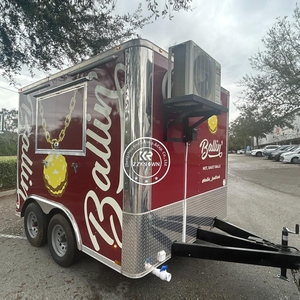 Remolque de Comida Móvil para Exteriores 2025, Camión de Comida Rápida, Cafetería Móvil, Remolques de Comida para Hot Dogs y BBQ - Product Image 1