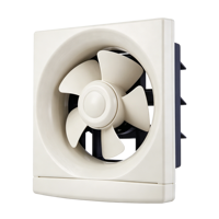 Ventilateur extracteur d'air carré domestique de 8 pouces avec LED, design anti-moustiques, 28W, faible bruit, multi-tension, pour cuisine et chambre, garantie 1 an