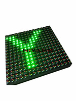 Panneau d'affichage LED DIP extérieur 16x16 haute luminosité avec garantie de 5 ans, module d'écran RGB P10, couleur pleine, étanche IP65, 1080P