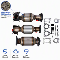 Convertisseur catalytique sans catalyseur pour Honda 3.5L 09-15 Odyssey Pilot Acura MDX J35 Moteur OE 18290-RGW-A01 18190-RGW-A00 Ajustement direct