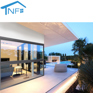 Kích thước lớn hiện đại biệt thự đôi kính khung nhôm tự động dọc trượt cách âm nâng điện lên cửa sổ - Product Image 4