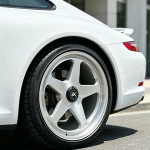 Jantes Bku forgées à verrouillage central factices 5x130 pour <span class=keywords><strong>Porsche</strong></span> 911 992 991 Carrera S <span class=keywords><strong>4S</strong></span> <span class=keywords><strong>Targa</strong></span> 19 20 21 pouces, jantes en alliage brossées - Product Image 4