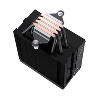 Lovingcool 120mm processeur refroidisseur de processeur radiateur thermique radiateur 4pin LGA 1700 1200 1366 115x AM5 AM4 prise en charge sans lumière AM5