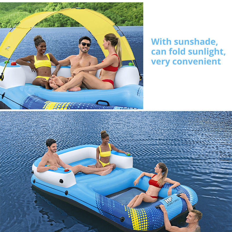 Bestway 43645 Hot Sale Large Person Shade Pool Inflatable Float