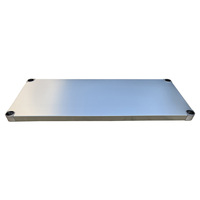 Étagère inférieure en acier inoxydable pour table de travail, réglable, avec support d'angle en aluminium, OEM ODM Xiangying, pour cuisine commerciale